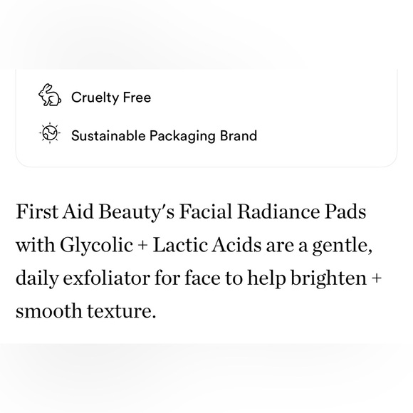 First Aid Beauty Facial Radiance Pads 60ct🪞 NEW Exfoliating Full Size - Picture 7 of 9